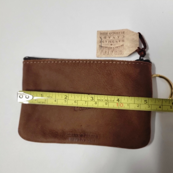 BRAMA Buffalo HIDE Keychain Wallet NWT - Picture 5 of 8
